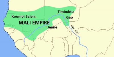Karta över gamla Mali