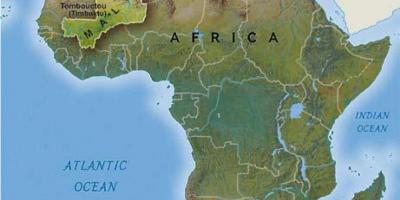 Mali i västafrika karta